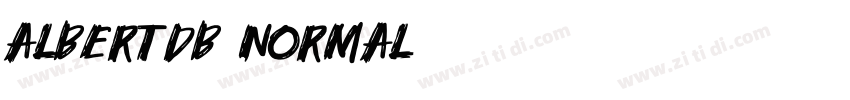 AlbertDB Normal字体转换